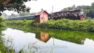 Mail Express(Rajbari - Khulna) Train Crossing West Rail Signal Room | Bangladesh Railway