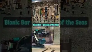 🍸🤖 Bionic Bar vibes 🤖🍸 #trending #cruising #travel #royalcaribbean #cocktails Choose robot or human?