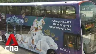 Public buses designed like Chingay floats to ply roads as parade commemorates 50th edition