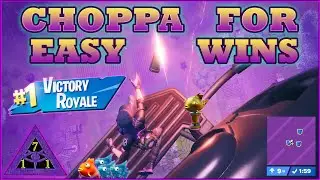 Fortnite Chopper Easy Victory Royale Zero Kill Win in Solos Duos Squads Chopper Helicopter Trick Tip