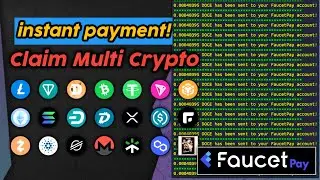 Instant WD Faucetpay💰 | Script Termux Auto Claim Multi Coin & Auto Bypass Captcha No Apikey 💯% LEGIT