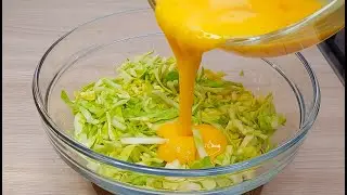 Ich habe noch nie so LECKERE Kohl gegessen! Einfaches und Neues Kohlrezept
