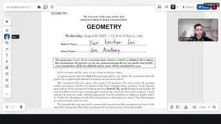 Regents Geometry August 2025 - Areas and Volumes📐🧮