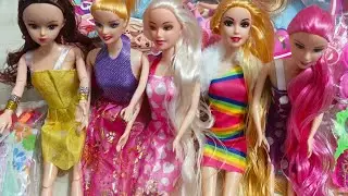 8 Minutes Satisfying with Unboxing Cute Pink Barbie Princess Toys 💄👗👠#asmr #barbie #disney #doll 