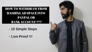 How to withdraw from Hashing ad space into PAYPAL or bank account using Coinbase with LIVE PROOF!