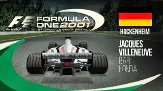 F1 2001 ps1 gameplay: Hockenheim - Jacques Villeneuve (Expert)