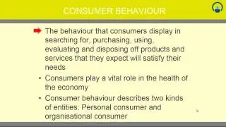 Consumer Behavior - Consumer Perception and Decision Making