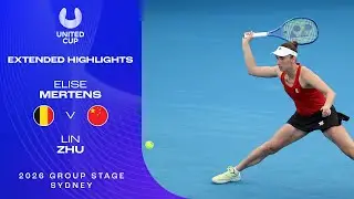 Elise Mertens v Lin Zhu Extended Highlights | United Cup 2026 Group B