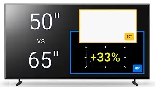 50 vs 65 Inch TV: Side by Side Comparison