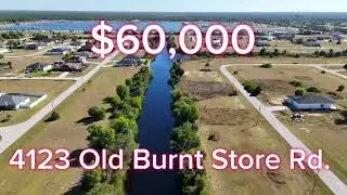 New Listing!  4123 Old Burnt Store Road $60,000