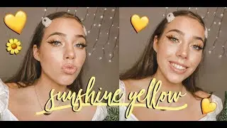 🐝💛Sunshine Yellow / Makeup Tutorial 🐝💛