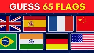 Guess the Country by Flag | 65 Flags Challenge | Flag Quiz 2025 🏁🚩