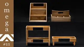 Wooden Organizers - Omega Exclusive / Omega Glassware - Home Delivery available