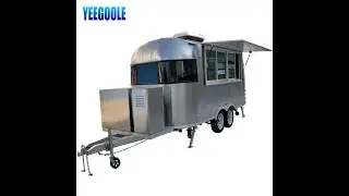 YG-TZ-66 food cart Mobile Kitchen Food Truck with equipped in mobile food trailer hot dog cart