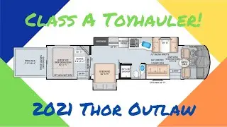 2021 Thor Outlaw 38MB Class A Motorhome / Toyhauler