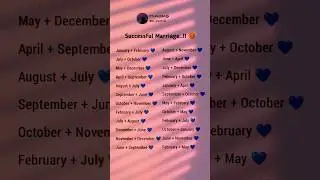 Month Match = Marriage Success 💑 | #month #match #marriage #success #quotes #lovestatus #ytshorts