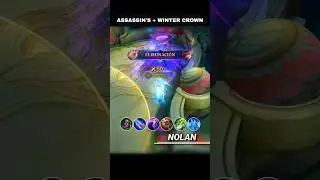 ASSASSIN'S + WINTER CROWN 🔥 #mobilelegends #mlbb #editml #tutorial #mlbbph #mlbbcreatorcamp