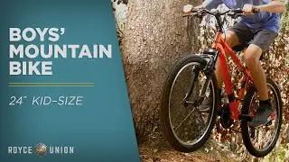 24 Inch Mountain Bike for Kids, Orange | Royce Union RTT Orange Bicycle |