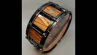 AVA DRUMS 14x6 Zebrawood/Wenge Slim-Stave