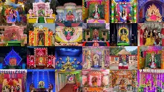 Sarswati puja decoration ideas 2026 |Pandal decoration ideas backdrop eco friendly decoration