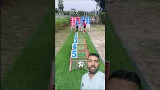 Balloon popping challenge game with football | #shorts #games #football #sports #juggling