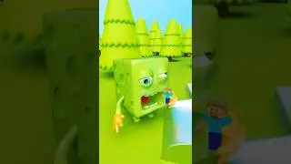 Steve vs. Zombie! 🧀🧟&zwj;♂️🤣