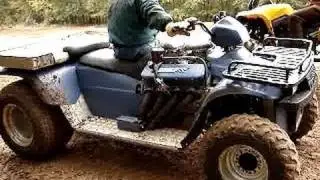 WICKED FAST!! POLARIS 454 V8 BIG BLOCK 4wheeler!