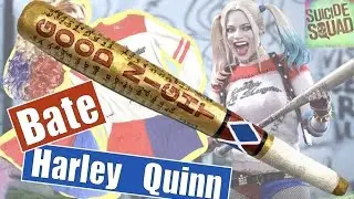 Cómo hacer el BATE del disfraz de HARLEY QUINN de Suicide Squad. Parte 3