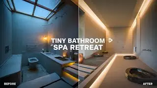 How to transform a tiny bathroom into a spa retreat