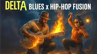 Delta Blues &times; Hip-Hop Fusion 🔥 Slide Guitar & 808 Beat Session | FREE Instrumental Mix