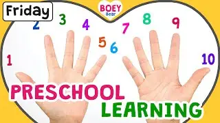 PRESCHOOL LEARNING VIDEO for your 2 year old/3 year old/4 year old | Boey Bear