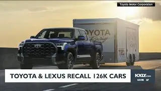 Toyota and Lexus recall 126,000 cars