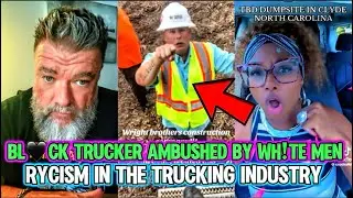 BLACK Trucker TARGETED BY A Furious Wh!te Mob & FLIPPED His Truck