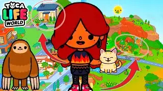 Secrets Cats and Sloths in Toca Boca🌈Playing Toca Life World