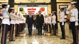Kunjungan Kehormatan Menhan Prancis