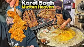 Karol Bagh Mein Super Se Upar Tawa Mutton Chaap & Mutton Tikka Seekh at Happy Pindi
