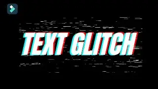 Create GLITCH Text Effect in Filmora 9 simple Tutorial