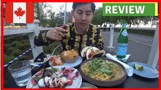 Huge Seafood Feast (Octopus, Lobster, and Pasta) from H Tasting Lounge Vancouver