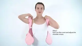 How to Wear the Fit Geno Pink Back Brace 🌸 | Posture & Pain Relief Guide