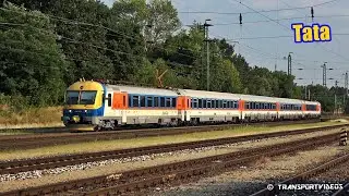 2025.08.15. - G10-es gyorsított személyvonat Samu motorvonattal (434 003 - 434 001) Tatán!