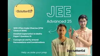 JEE Advanced 2025 Maths Paper 1 Question 10 || P&C