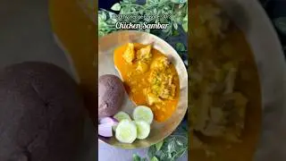 Healthy Recipe Episode-30/30 | Ragi Muddhe, chicken sambar | how to do chicken sambar, simple recipe