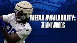 Jelani Woods Media Availability | Indianapolis Colts 2022 Training Camp