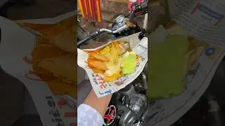 Cheapest breakfast in Surat Rs.20/-only😋 #gujratstreetfood #indiansnack #streetfood