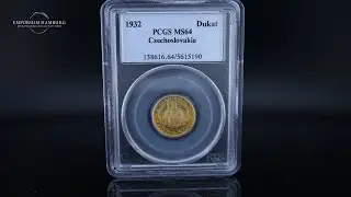 Tschechoslowakei, Republik, Dukat 1932, PGCS - Goldm&uuml;nze