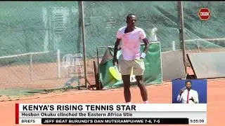 Kenya's Rising Tennis Star Jeff Hesbon Okuku