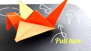 Easy Origami Flapping Bird|| Easy Paper Bird Which Flies