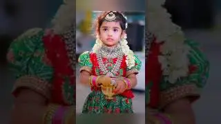 Serial Actress Anjali pavan Daughter Dhanvika Birthday - Happy Birthday Chandamama🎂🎂 #ytshorts #hbd