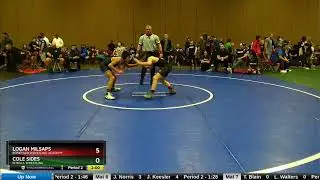 Middle School 102 Logan Milsaps Boneyard Wrestling Academy Vs Cole Sides PitBull Wrestling
