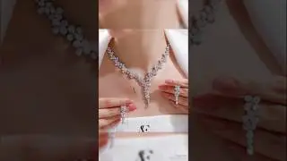 Beautiful daimond set#latest daimond set 2024#beautiful wedding necklace#beautiful bridal set#yt❤️